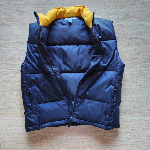 Physical Science PHYS.SCI Down-Insulated Puffer Vest Jacket Fleece Collar - Picture 2 of 6